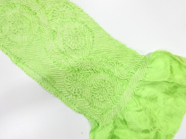 JAPANESE KIMONO / OBIAGE / SILK / SHIBORI
